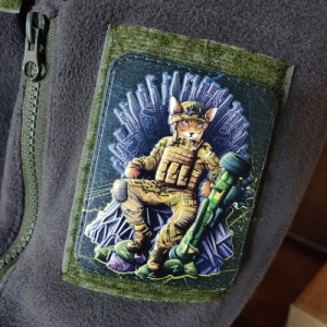 Шеврон Кот на Железном Троне Игра Престолов