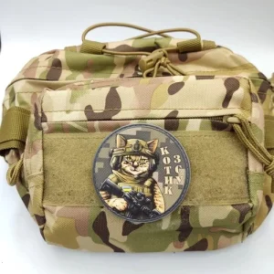 Шеврон Котик ЗСУ піксель
