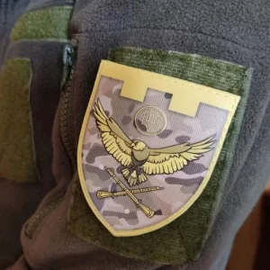 Шеврон ТРО птах рушниці мультикам об'ємний