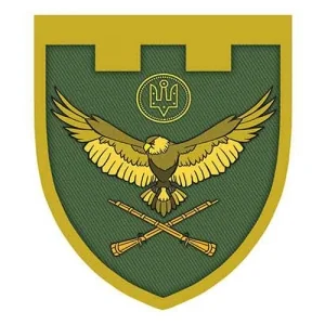 Шеврон ТРО птах рушниці олива об'ємний