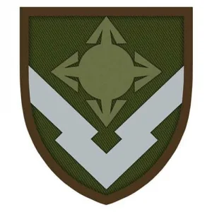 Шеврон в/ч 1796 4 стрілки об'ємний олива