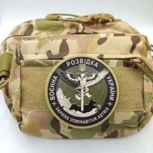 Шеврон Военная разведка Украины ВРУ полевой объемный