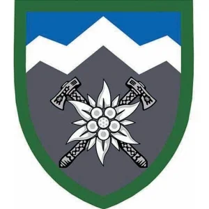 Шеврон ВСУ 10 отдельная горно-штурмовая бригада ОК Запад