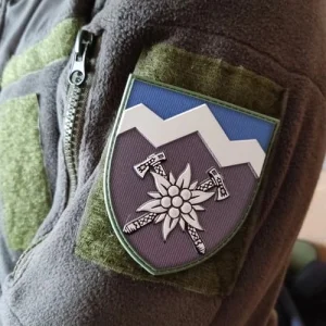 Шеврон ВСУ 10 отдельная горно-штурмовая бригада ОК Запад