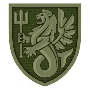 Шеврон ВСУ 37 бригада Морская пехота олива