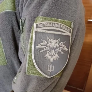 Шеврон ЗСУ 38 окрема бригада морської піхоти олива