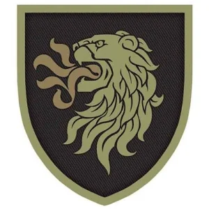 Шеврон ЗСУ 4 окрема танкова бригада імені Івана Виговського новий олива