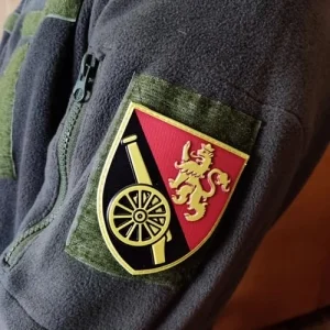 Шеврон ВСУ 45 ОАБр Железо – в сталь, народ – в нацию