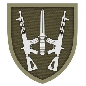 Шеврон ЗСУ 67 ОМБр олива об'ємний