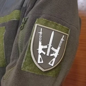 Шеврон ЗСУ 67 ОМБр олива об'ємний