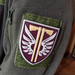 Шеврон ВСУ 77 отдельная аэромобильная бригада новый