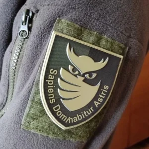 Шеврон ВСУ с совой "Sapiens Dominabitur Astris" Разведка олива