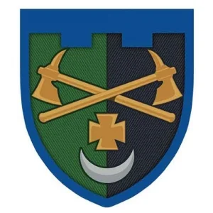 Шеврон ВСУ ТРО А4780 2 топора крест и луна