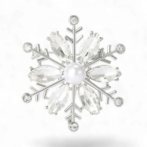 Брош Сніжинка новорічна #14