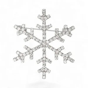 Брош Сніжинка новорічна #10
