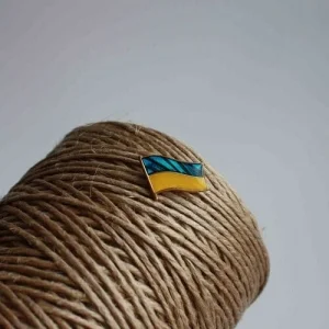 Значок Флаг Украини (глиттер)