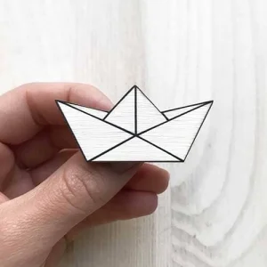 Значок Кораблик орігамі
