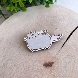 Значок Кіт Пушин Єдиноріг