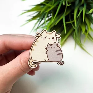 Значок Котики обіймашки 2