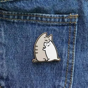 Значок Котики обіймашки