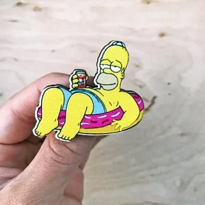 Значок Гомер Сімпсон у колі