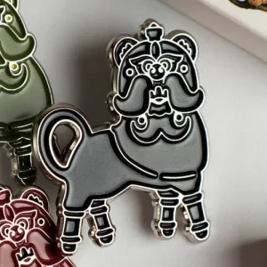 Значок Левчик чорний