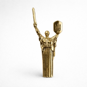 Значок Монумент Родина-Мати позолота