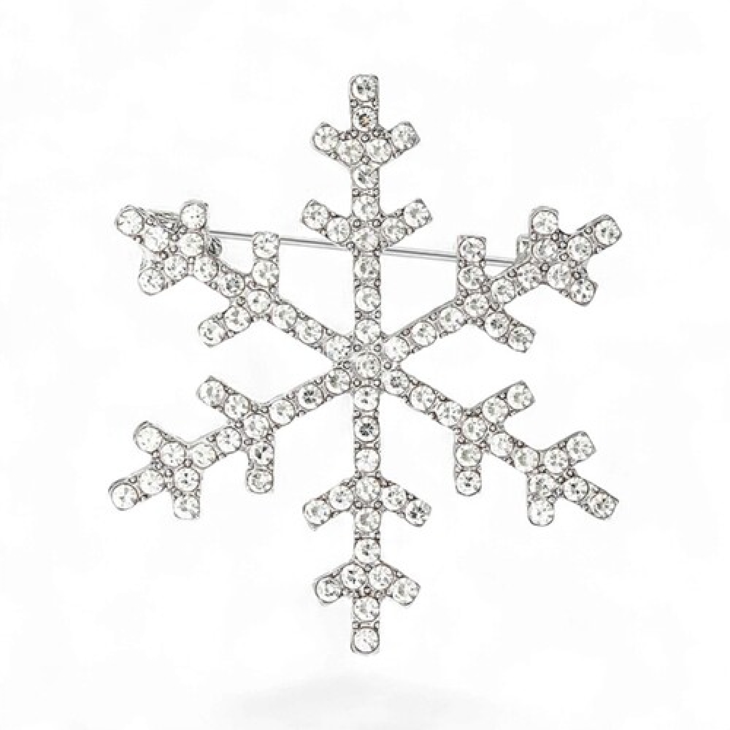 Брош Сніжинка новорічна #10