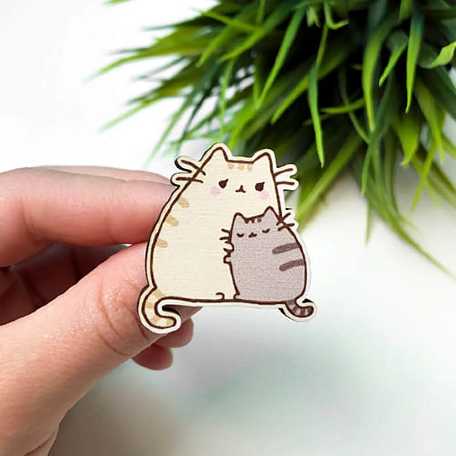 Значок Котики обіймашки 2