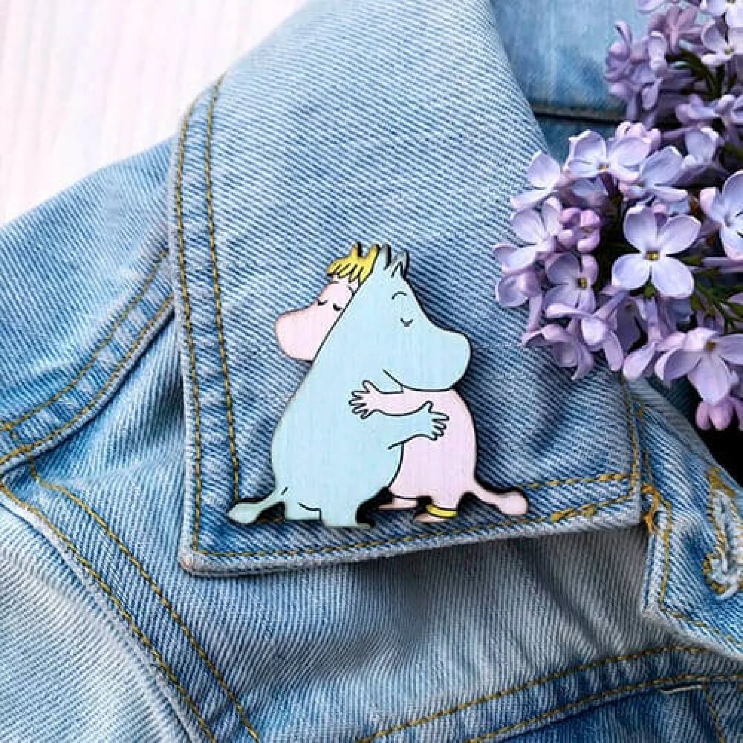 Значок Закохані мумі-тролі