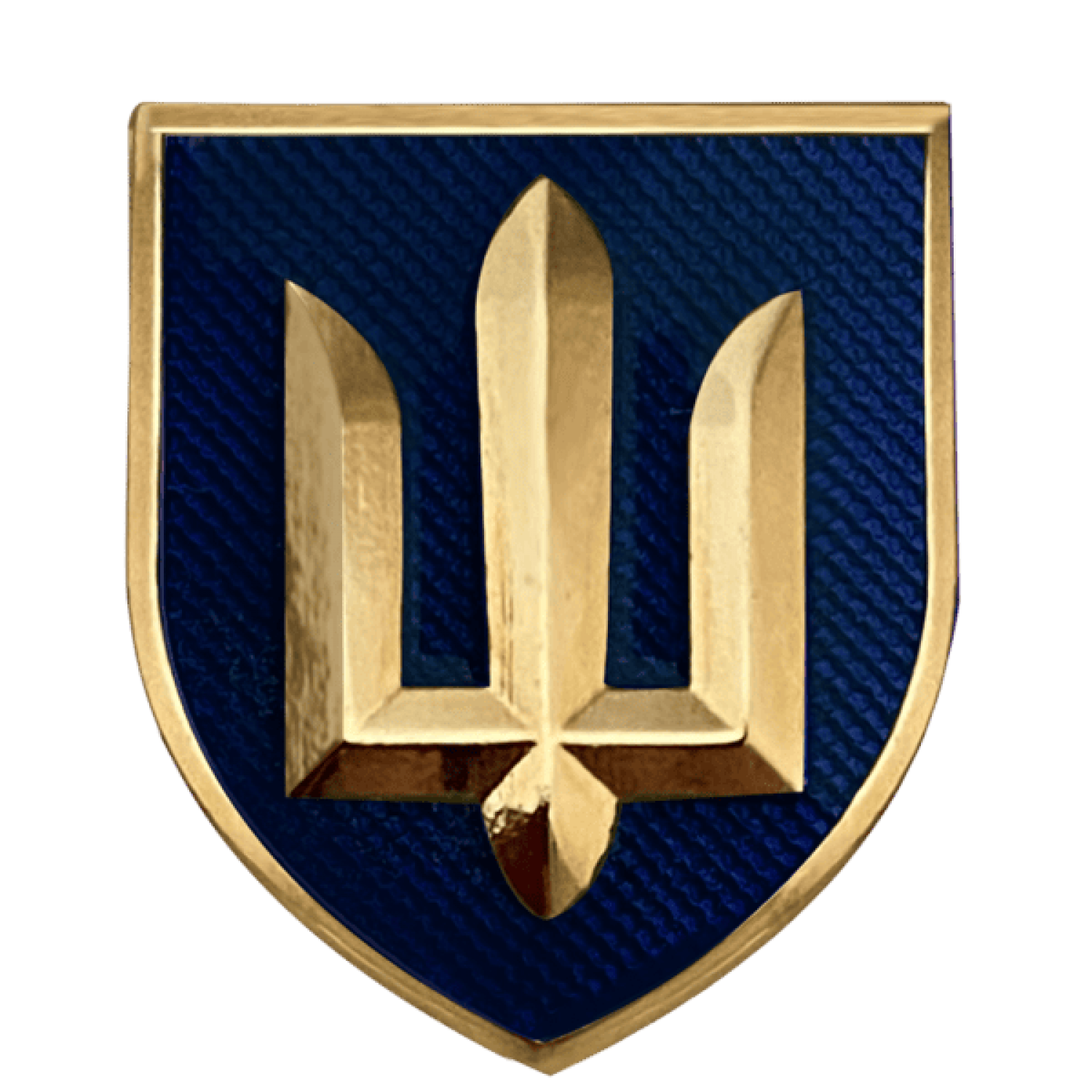 Значок “Військовий Тризуб ЗСУ синій”